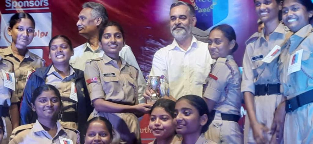 NCC Students Win 1st Prize in Drill Competition