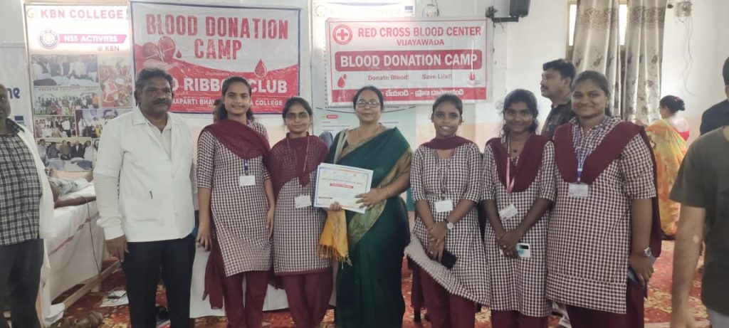 NSS Students during Blood Donation Camp